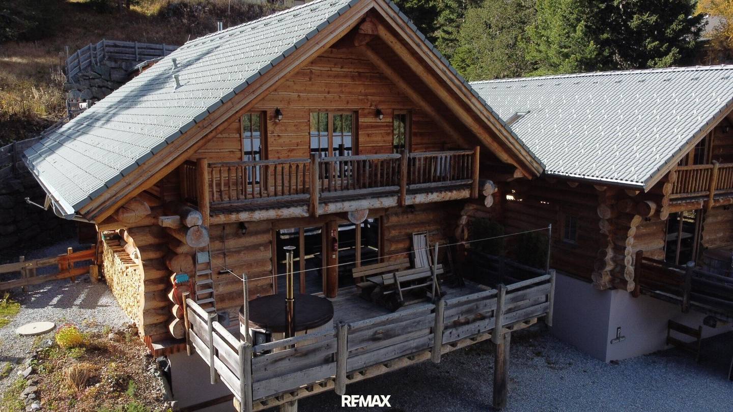 Rundholzchalet mit Sauna und Whirlpool an der Turracher Höhe