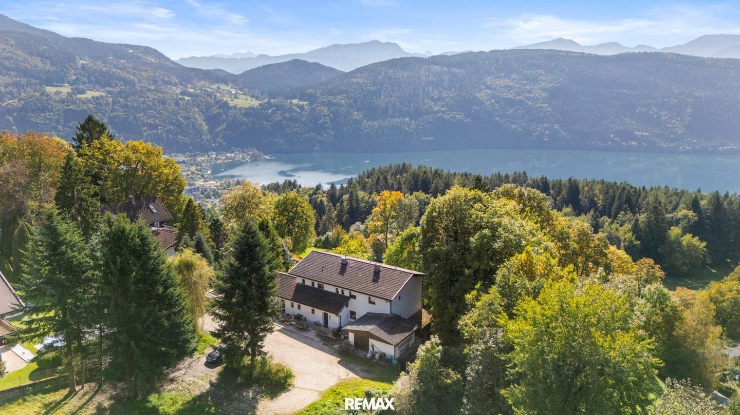 Apartmenthaus mit Seeblick und Garten in Millstatt