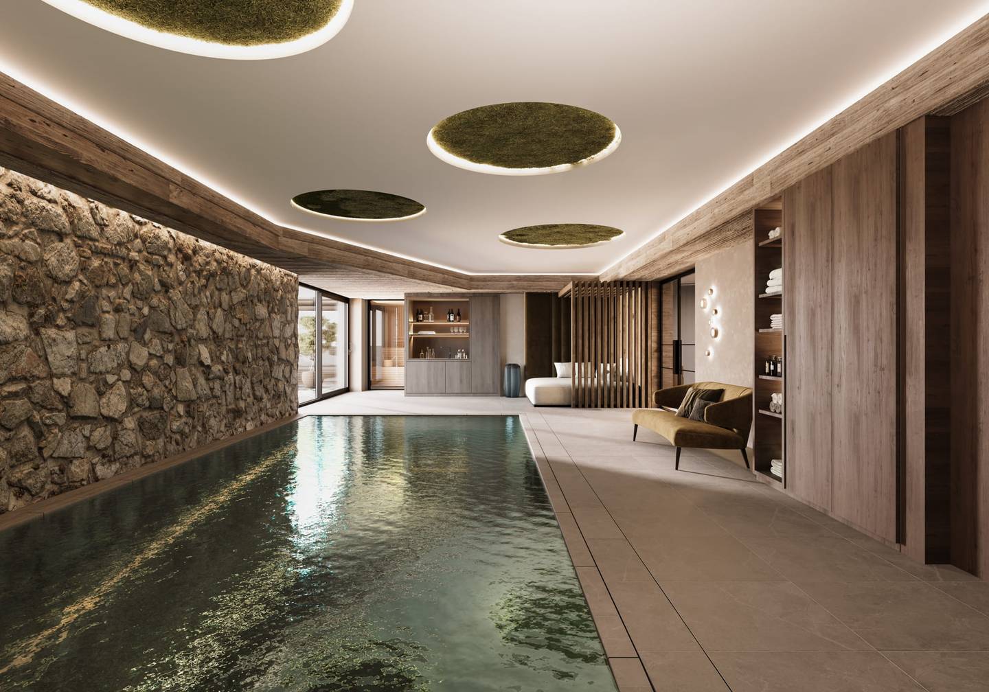 Chalet mit Sauna Pool und Tiefgarage in sonniger Lage