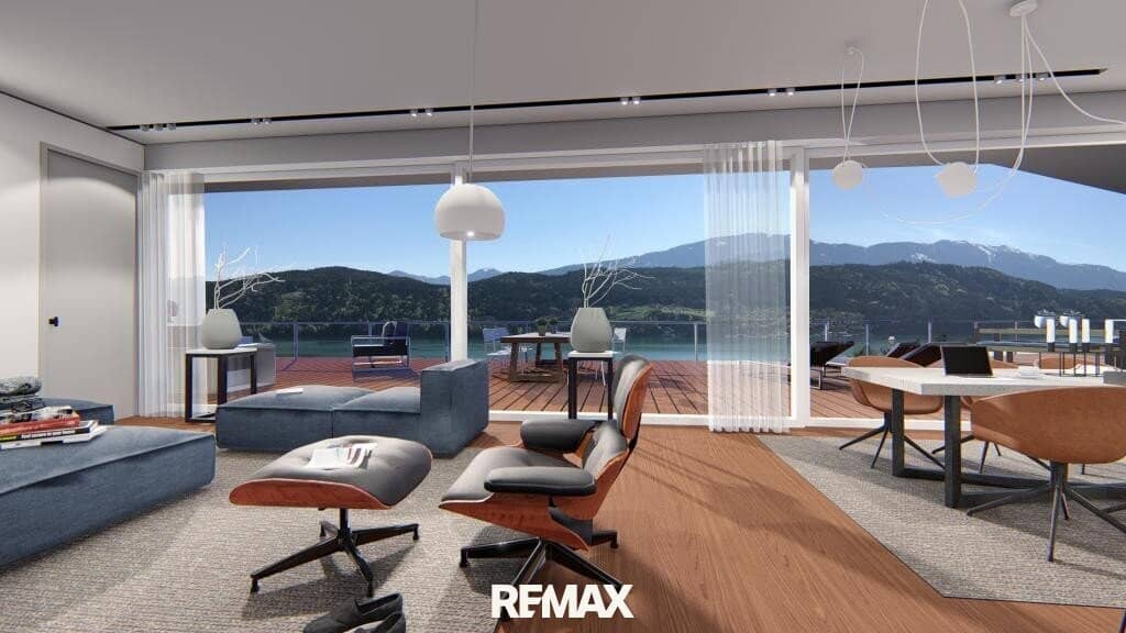 Helle Terrassenwohnung mit Seeblick und Lift