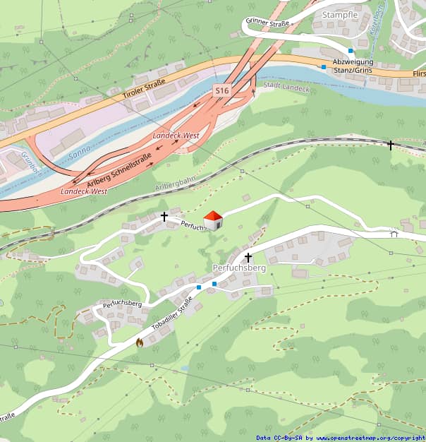Grundstück mit Panoramablick über Landeck