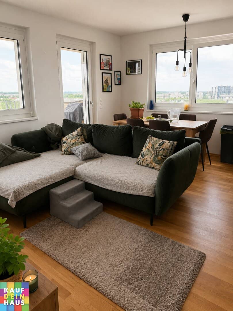 Apartment with balcony in quiet location near Hirschstettner Badeteich