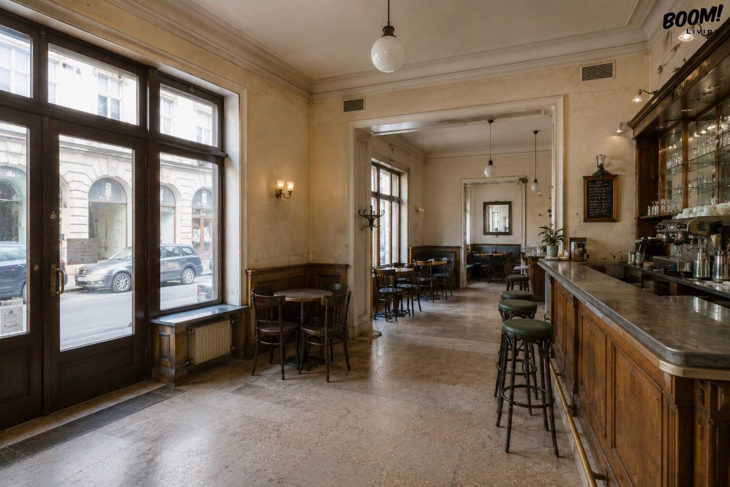 Premises with a huge guest garden in Vienna's 21st district