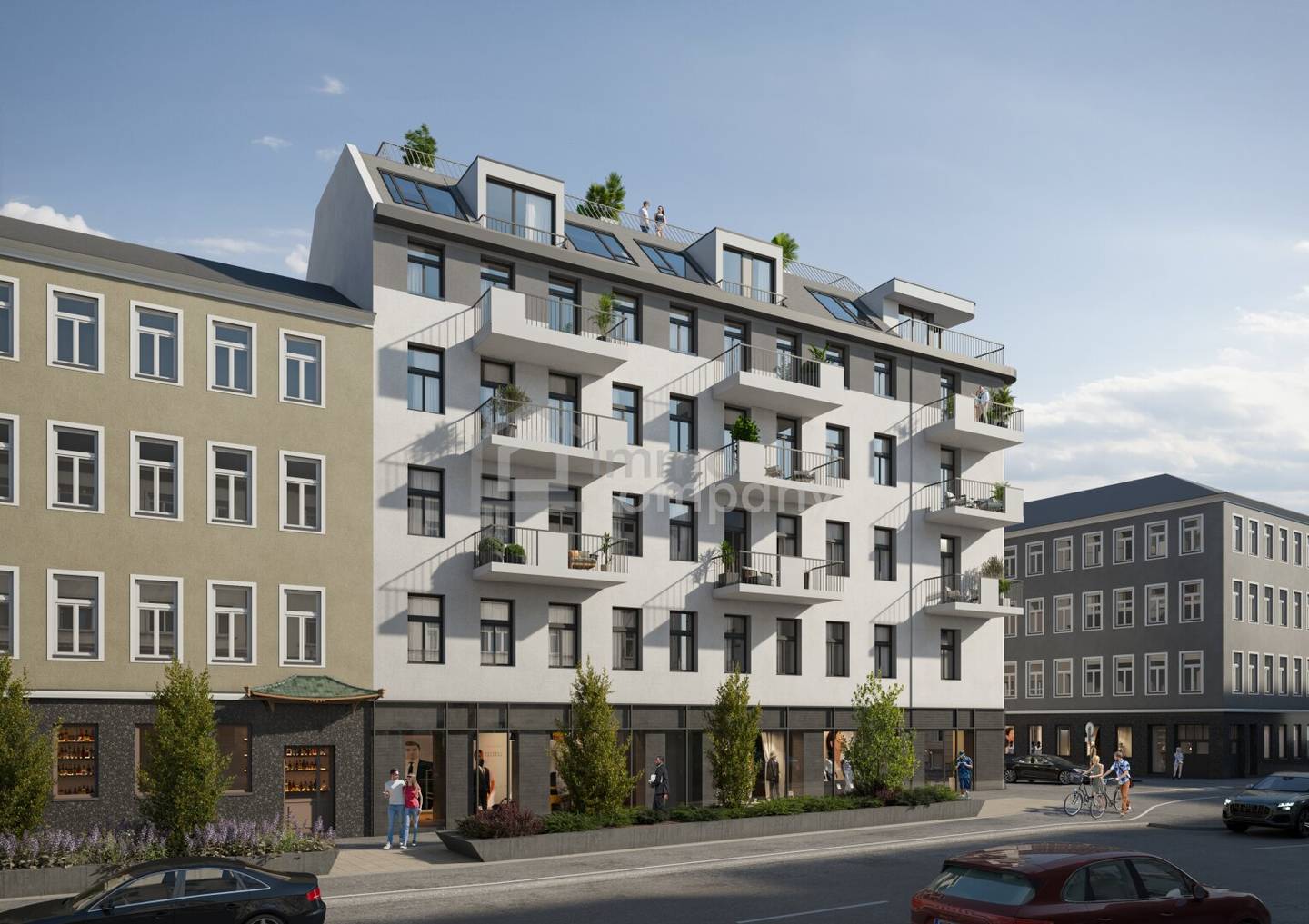 Top floor apartment in prime location renovated