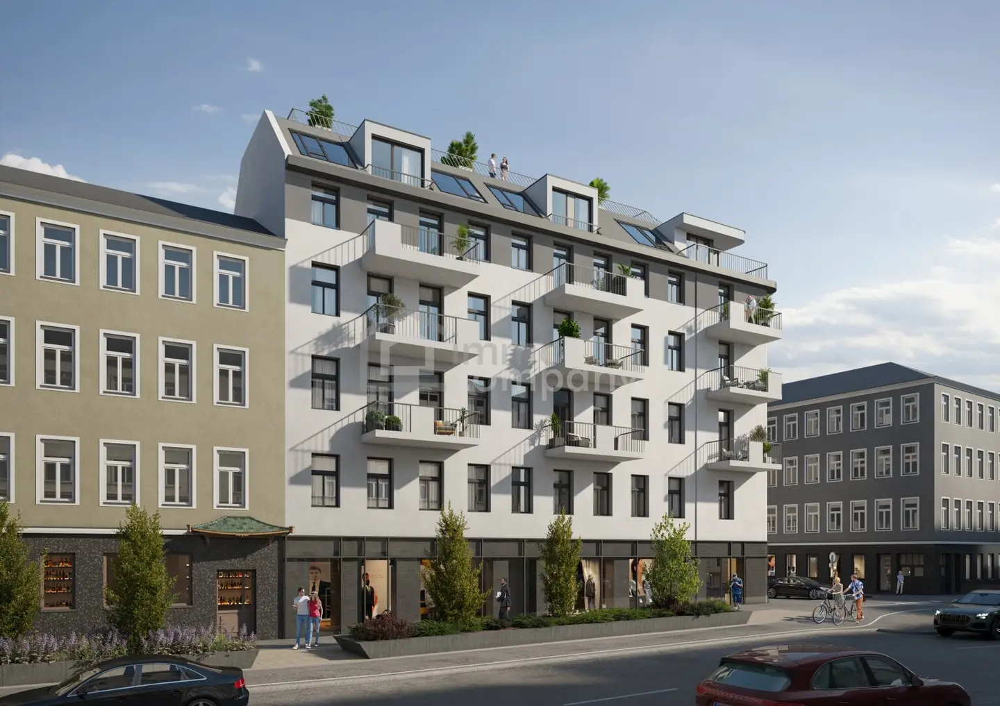 Top floor apartment in prime location renovated