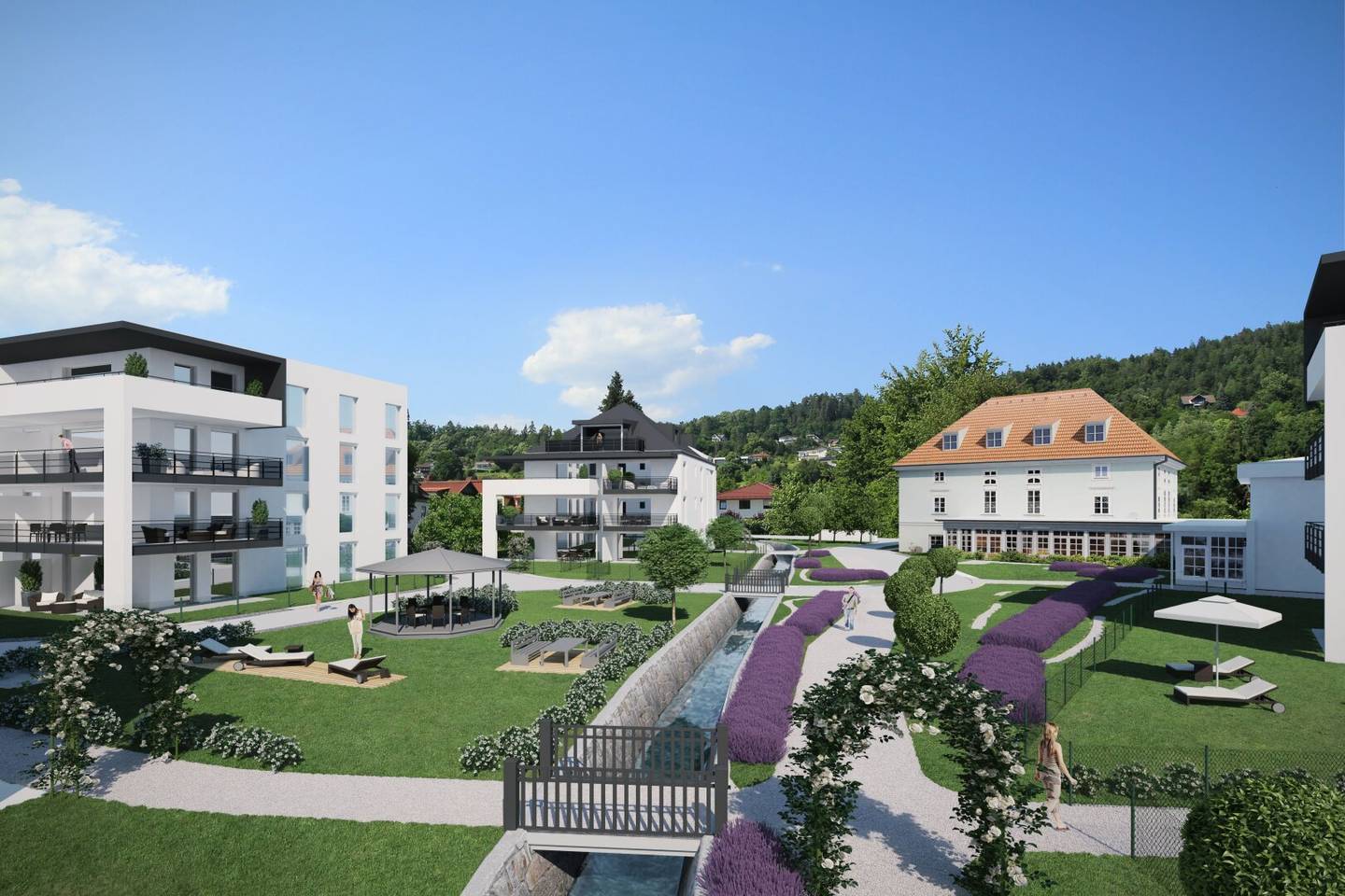Wohnen im Schlosspark in Krumpendorf - Moderne Ausstattung, sonniger Balkon und zentrale Lage! (Fertigstellung 2027)