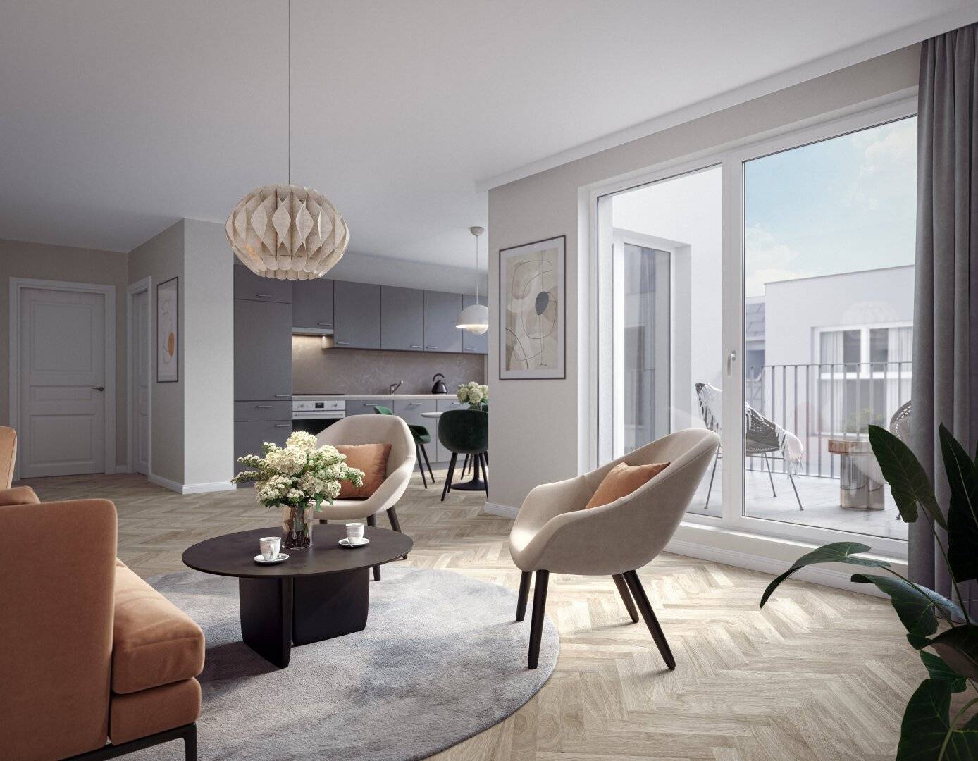 Two room serviced apartment with terrace | Commission-free for the Buyer | 1060 Wien