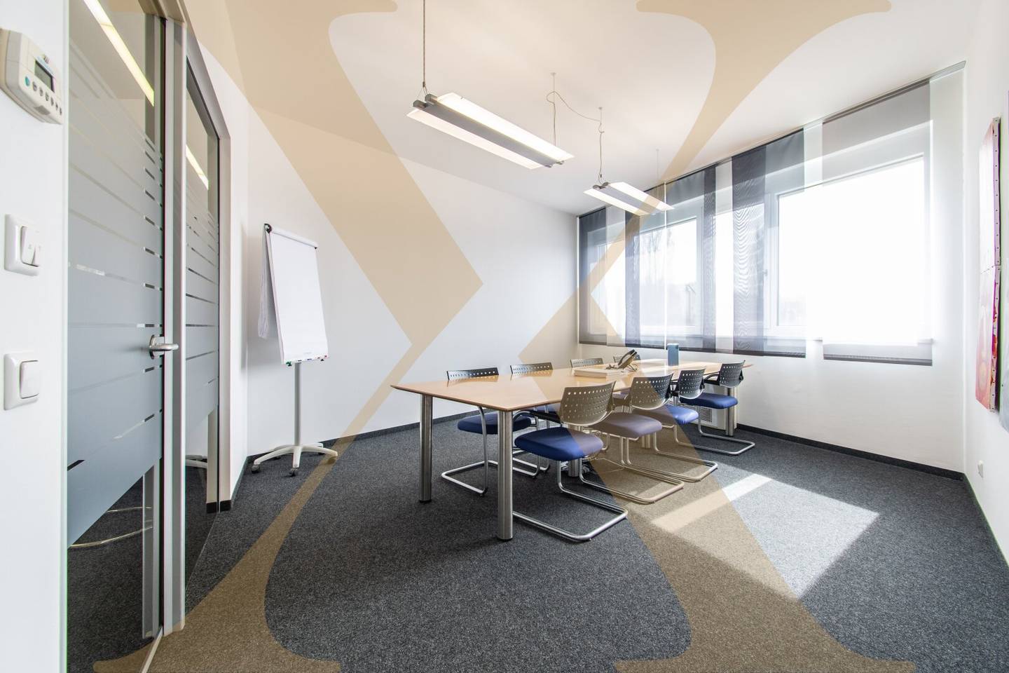 Spacious office space with a magnificent Danube view, roof terrace and ESG certification for rent in Linz