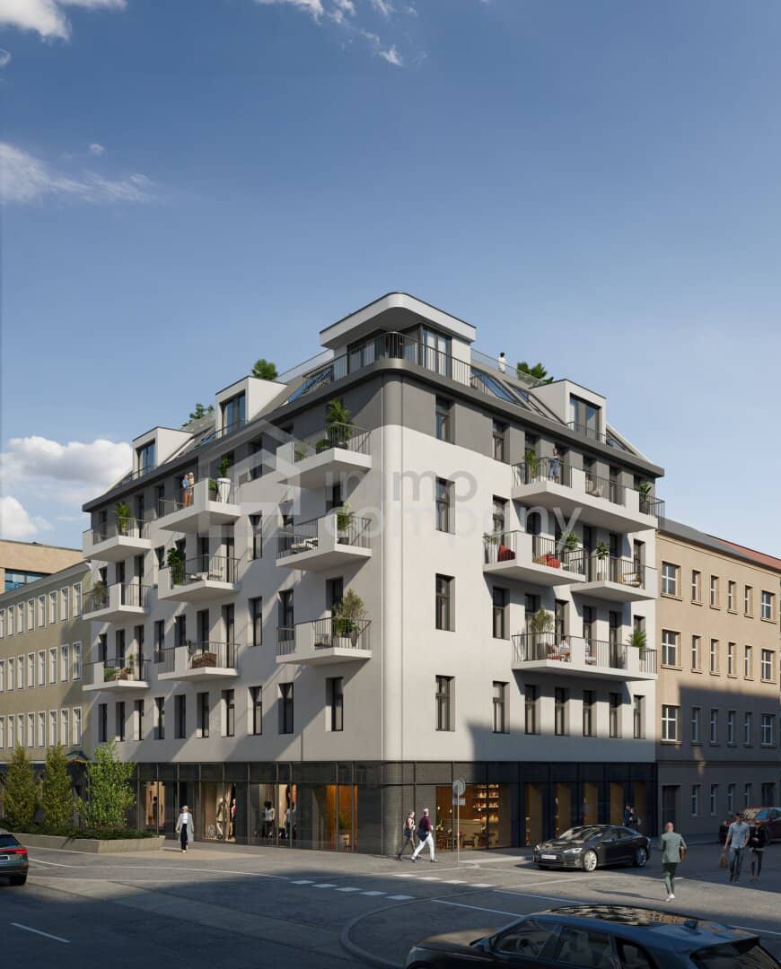Modern apartment with balcony and underfloor heating