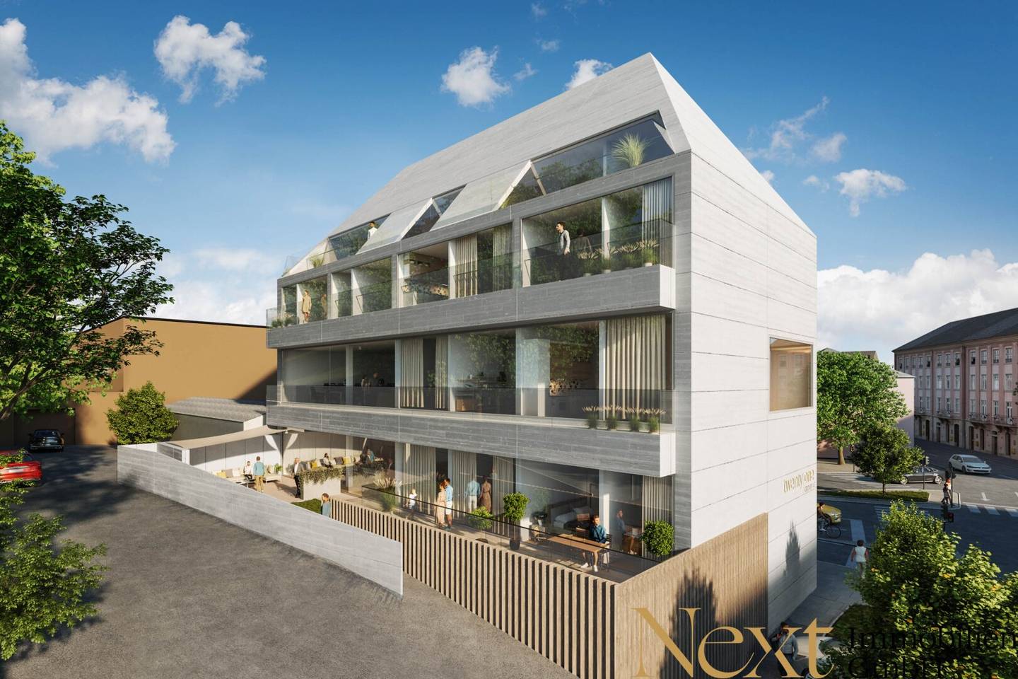 New Office Building with Underground Parking in Prime Location