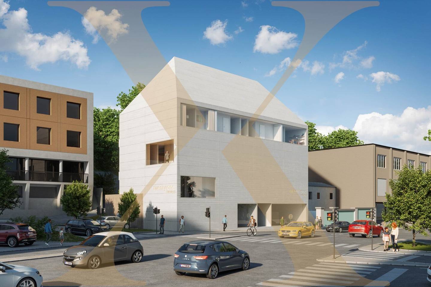 New Office Building with Underground Parking in Prime Location