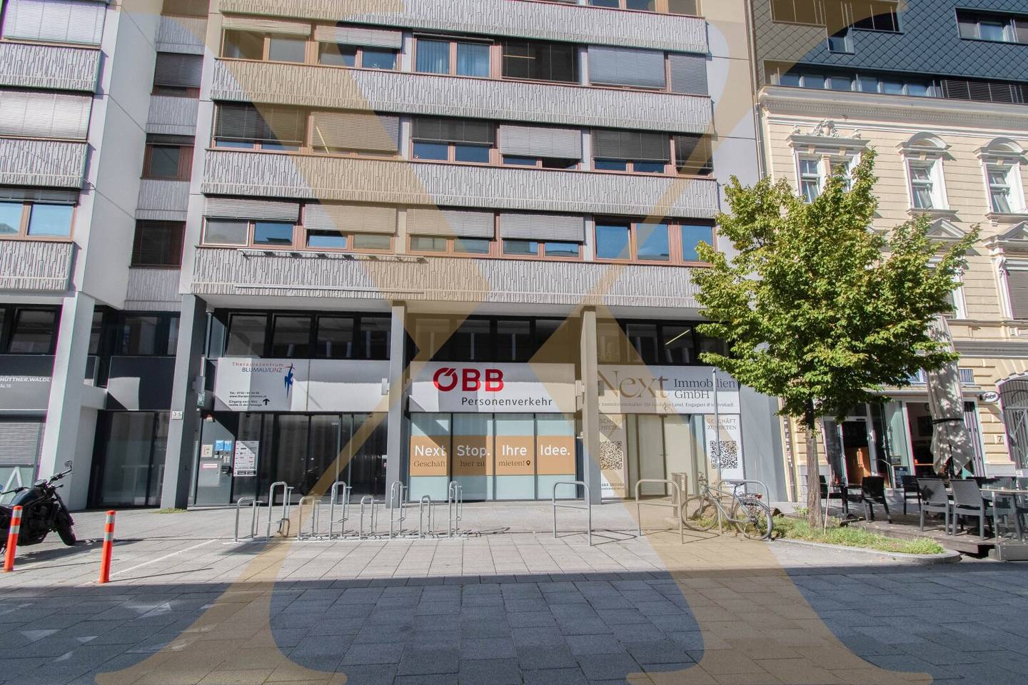 Spacious commercial space with approx. 849 m² in Linz city center location near Landstraße for rent