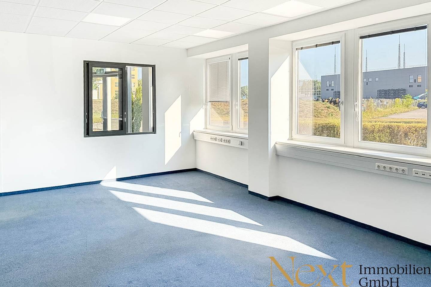 Flexible commercial property with hall and office spaces in Südpark Linz for rent