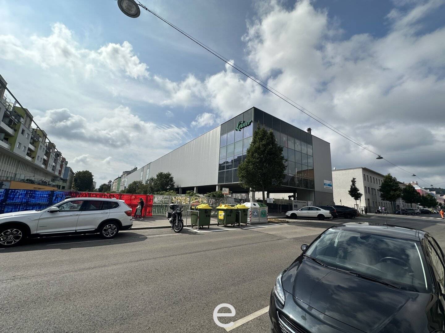 Warehouse space with ramps and freight elevator