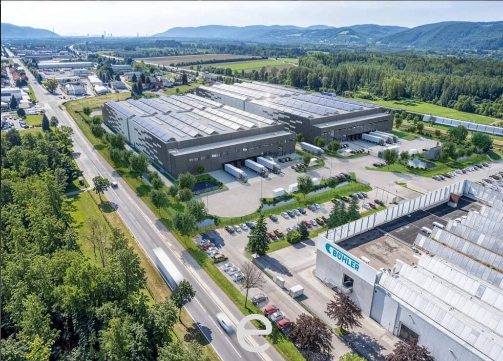 New Logistics Hall in the North of Vienna on the A22