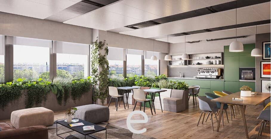 Office in myhive Urban Garden in Wienerberg City 10. Bez