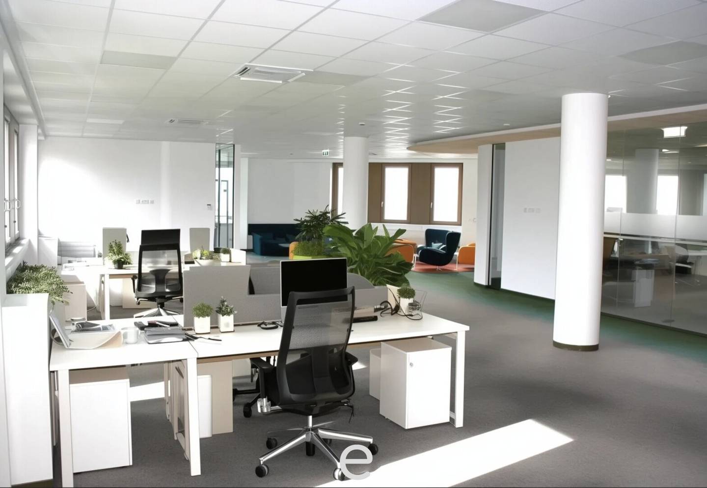 Modern saniertes Bürohaus in Floridsdorf mit flexiblen Flächen