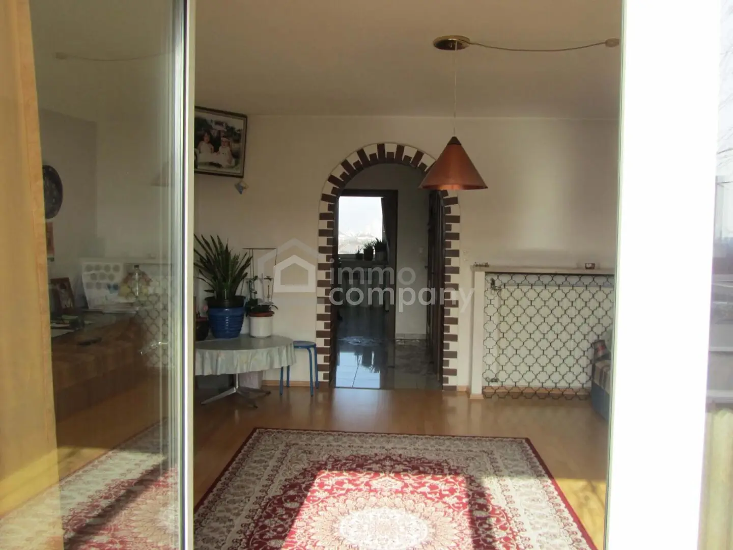 Wohnung Sonniger Balkon mit Blick über die Stadt