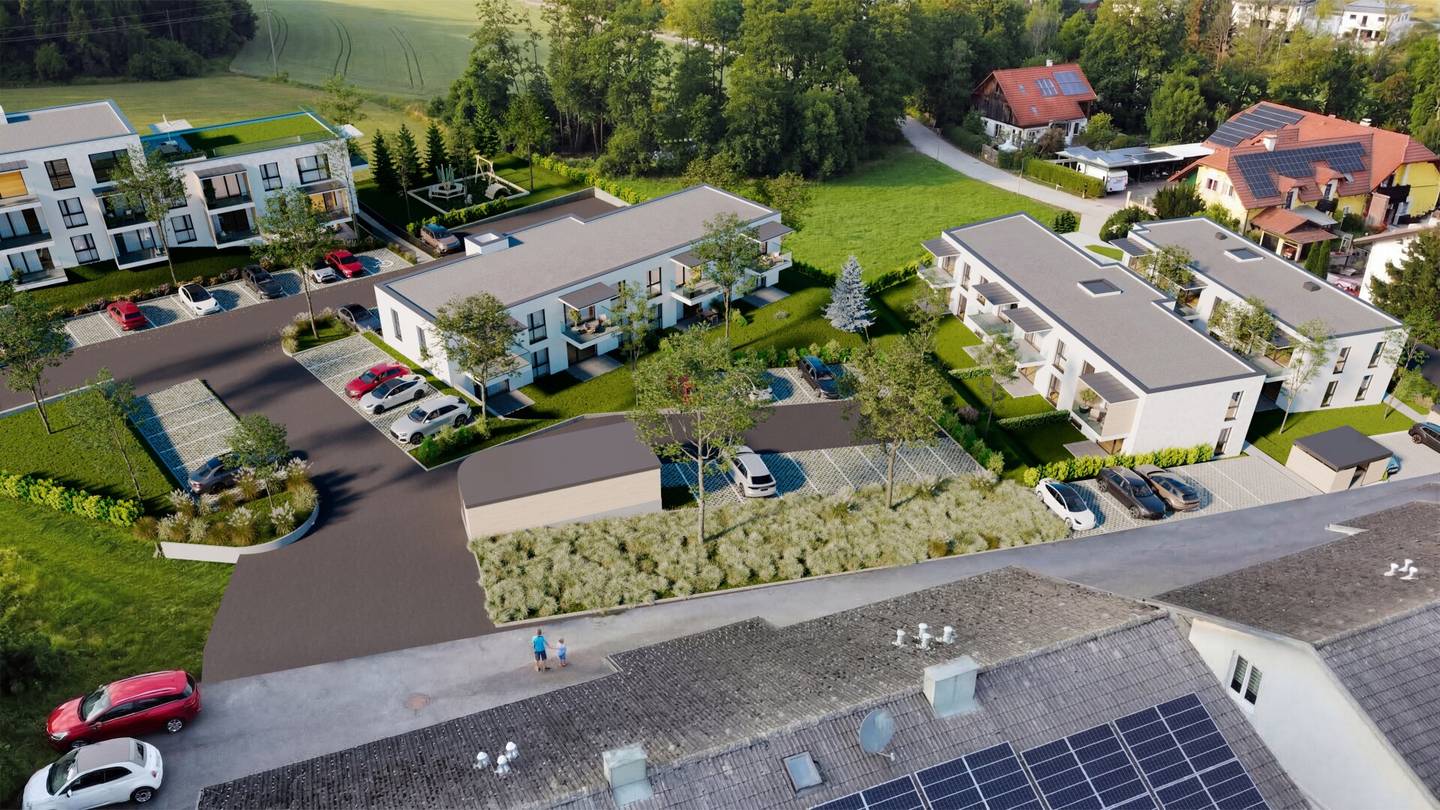 NEUBAU: 3-Zimmer-Wohnung mit Terrasse in Thalheim bei Wels/Mühlental – provisionsfrei