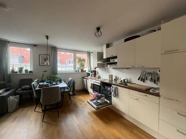 Extensively renovated two-room apartment in an absolutely good and central location directly at the TU investment apartment