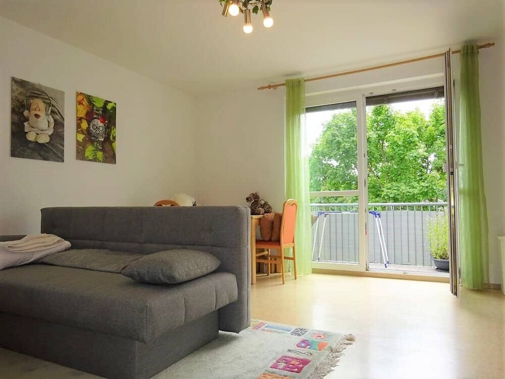 Bright two room apartment with a generous balcony in a quiet location no commission