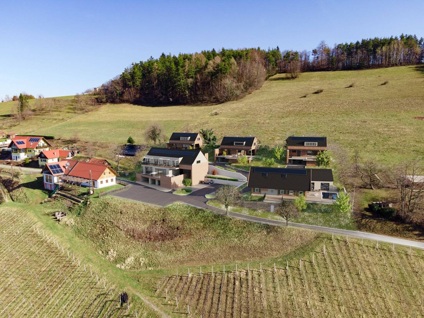 Exklusives Projekt mit touristischer Nutzung, einzigartiger und fantastischen Aussichtslage am Fuße des Demmerkogels in Höch