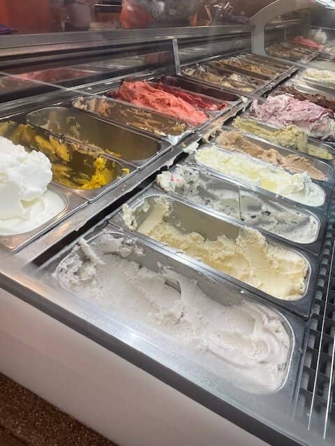 Long-established ice cream café busy main square suitable for season start