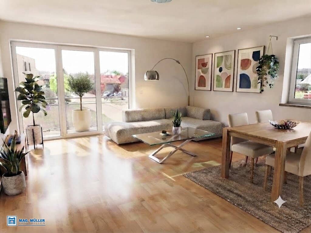 Lichtdurchfluteter Wohntraum! Gepflegte 4-Zimmer-Eckwohnung mit XL-Sonnenbalkon - schöne Lage Mattighofen