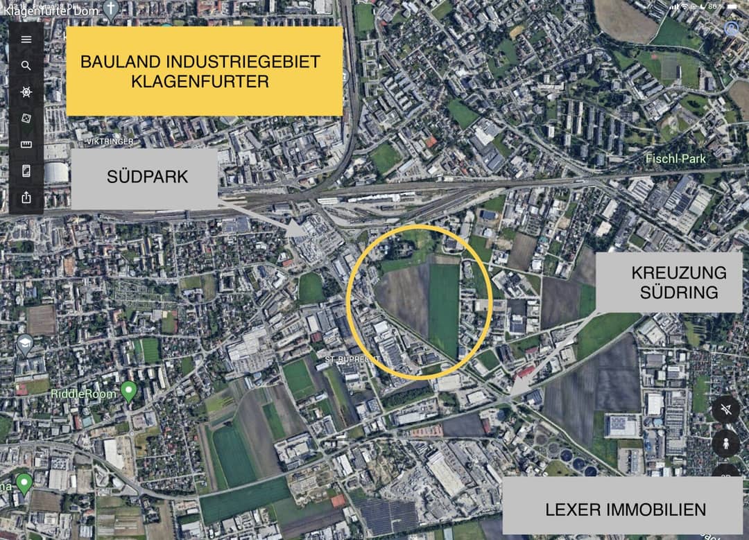 Site search: Industrial commercial plot in Klagenfurt