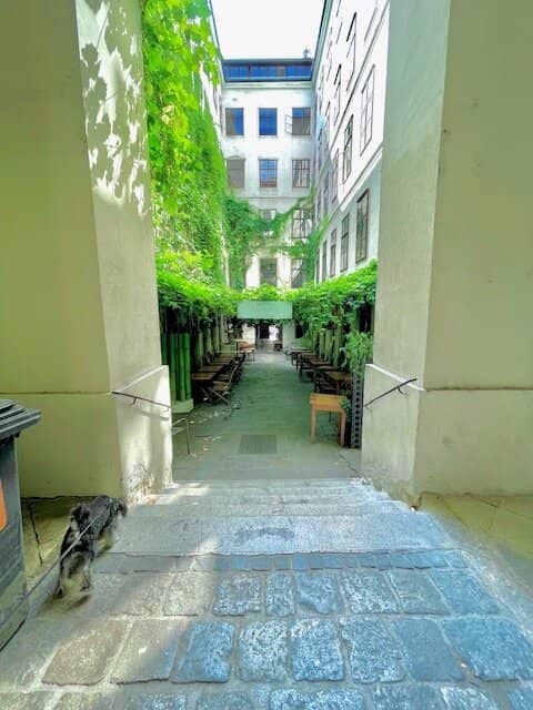 Living in Seventh Heaven Inner-city Condominium Elegant Classic Viennese Old Building Apartment with 2 Rooms in Top Location at SPITTELBERG through building