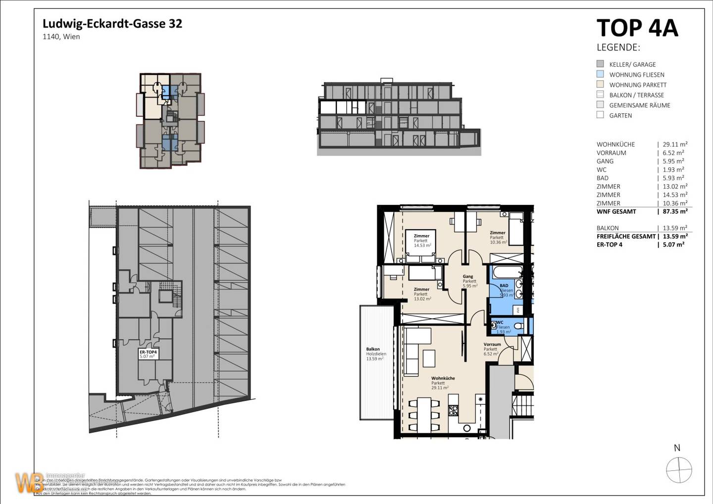 Westseitige 4 Zimmer Balkonwohnung! Perfektes Wohnprojekt in herrlicher Grünruhelage in Breitensee! Höchster Wohnkomfort mit Wärmepumpe, Klima, Photovoltaik und Smart Home System!