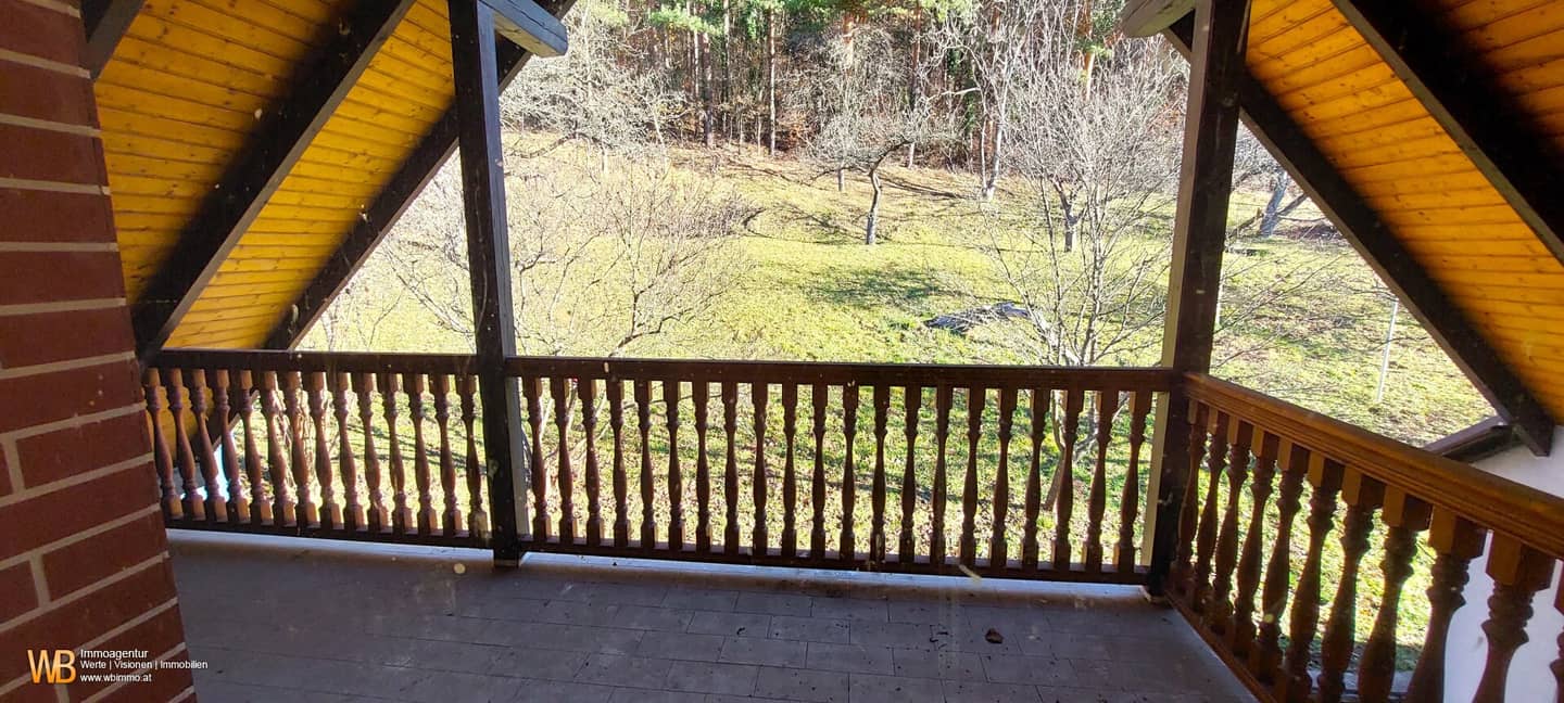 Panorama 200m² WFL, 2 Wohngeschoße, großer Garten, Obstbäume, Wald