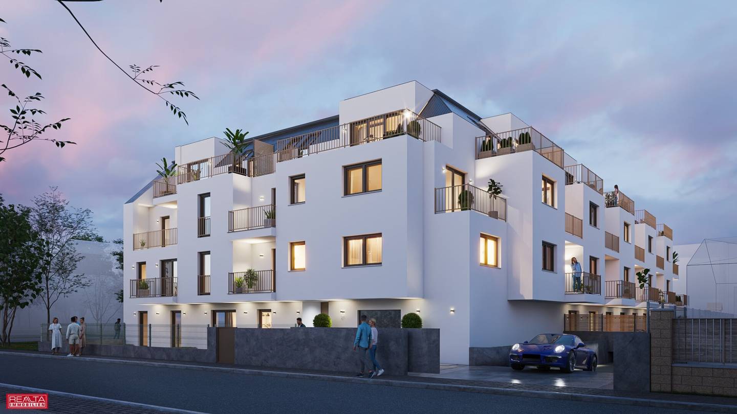 4-room retreat with 2 balconies +++ oriented to the west (courtyard)