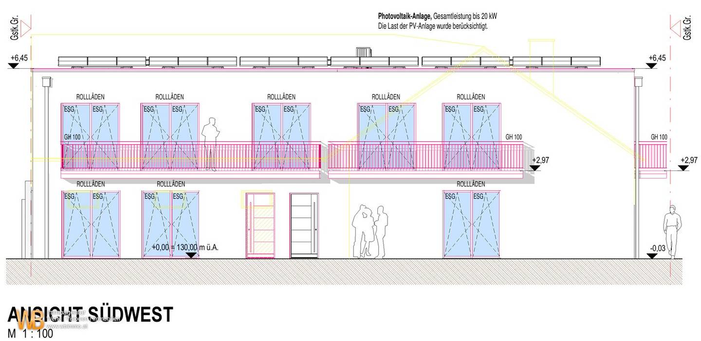 Erstbezug mit 101m² WFL + 2 Balkone 18m², 31m² Wohnküche &amp; Zi-16m²+13m²+9m², 60m² PKW-Stellplatz