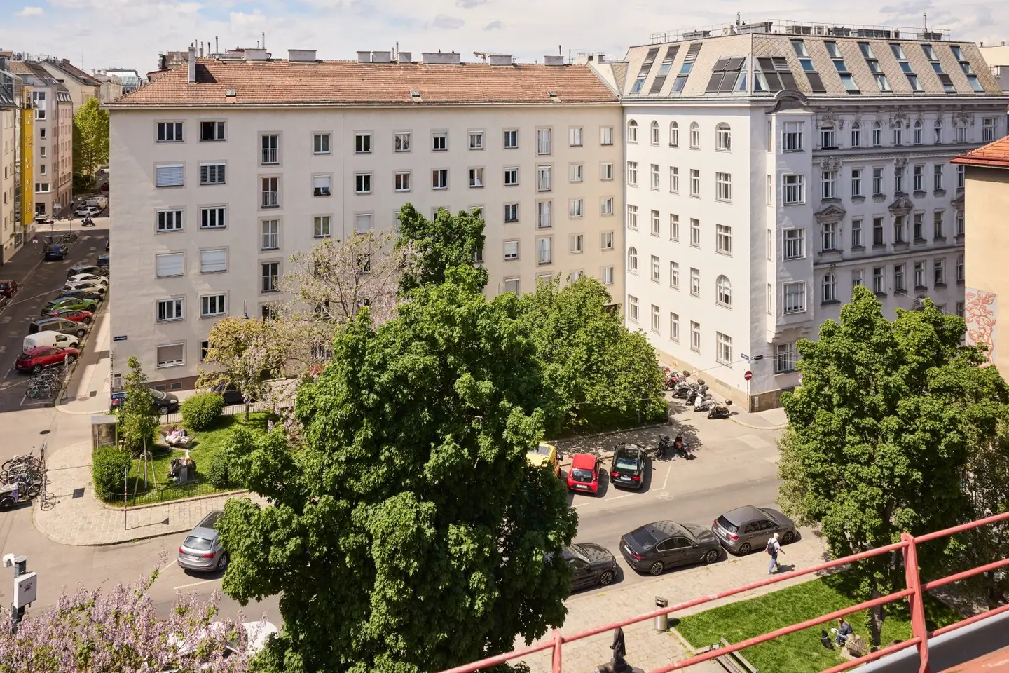 Wohnen über den Dächern der Josefstadt – Terrasse und Weitblick