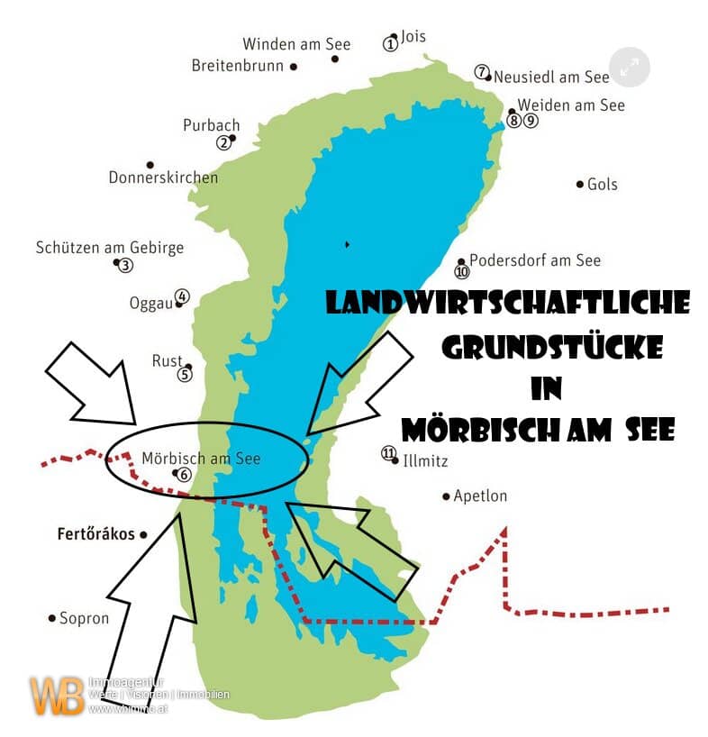6465 m² Agricultural land, 7 plots Mörbisch am See
