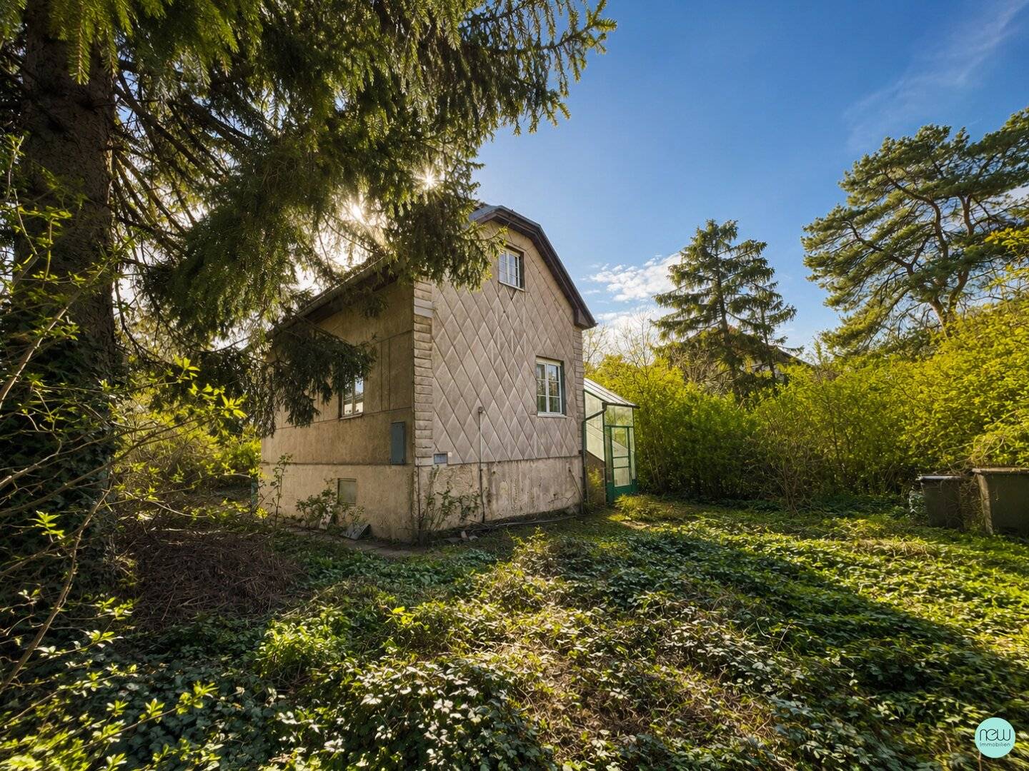 Building plot with existing structure, sale by tender