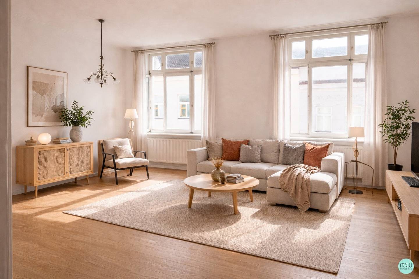 Wohnen, Arbeiten, zur Ruhe kommen/  helle 82 m² Altbauwohnung + Schuppen + 3 PKW-Abstellplätze