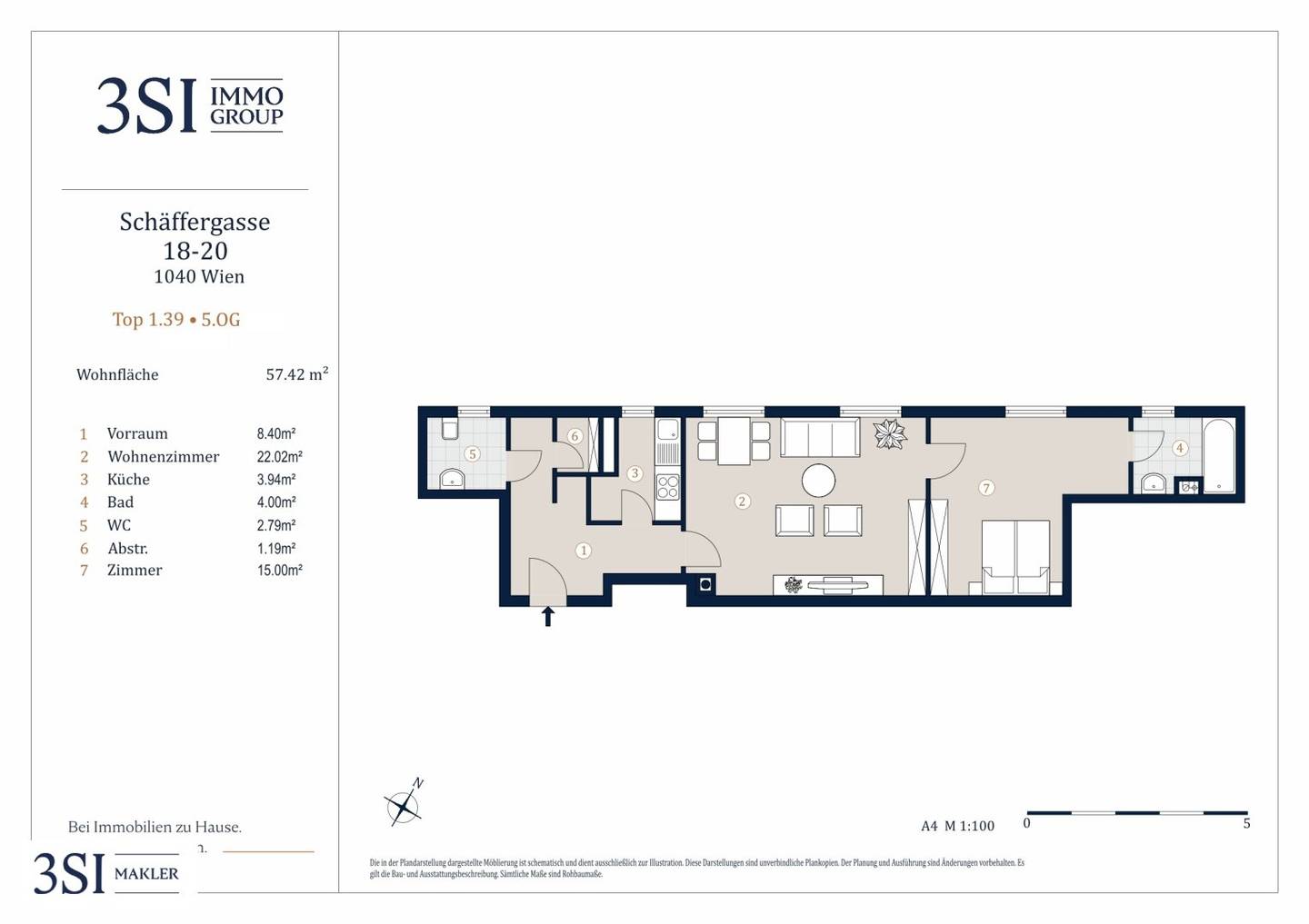 Bright and spacious 2-room new build apartment near Wiedner Hauptstraße and Karlsplatz