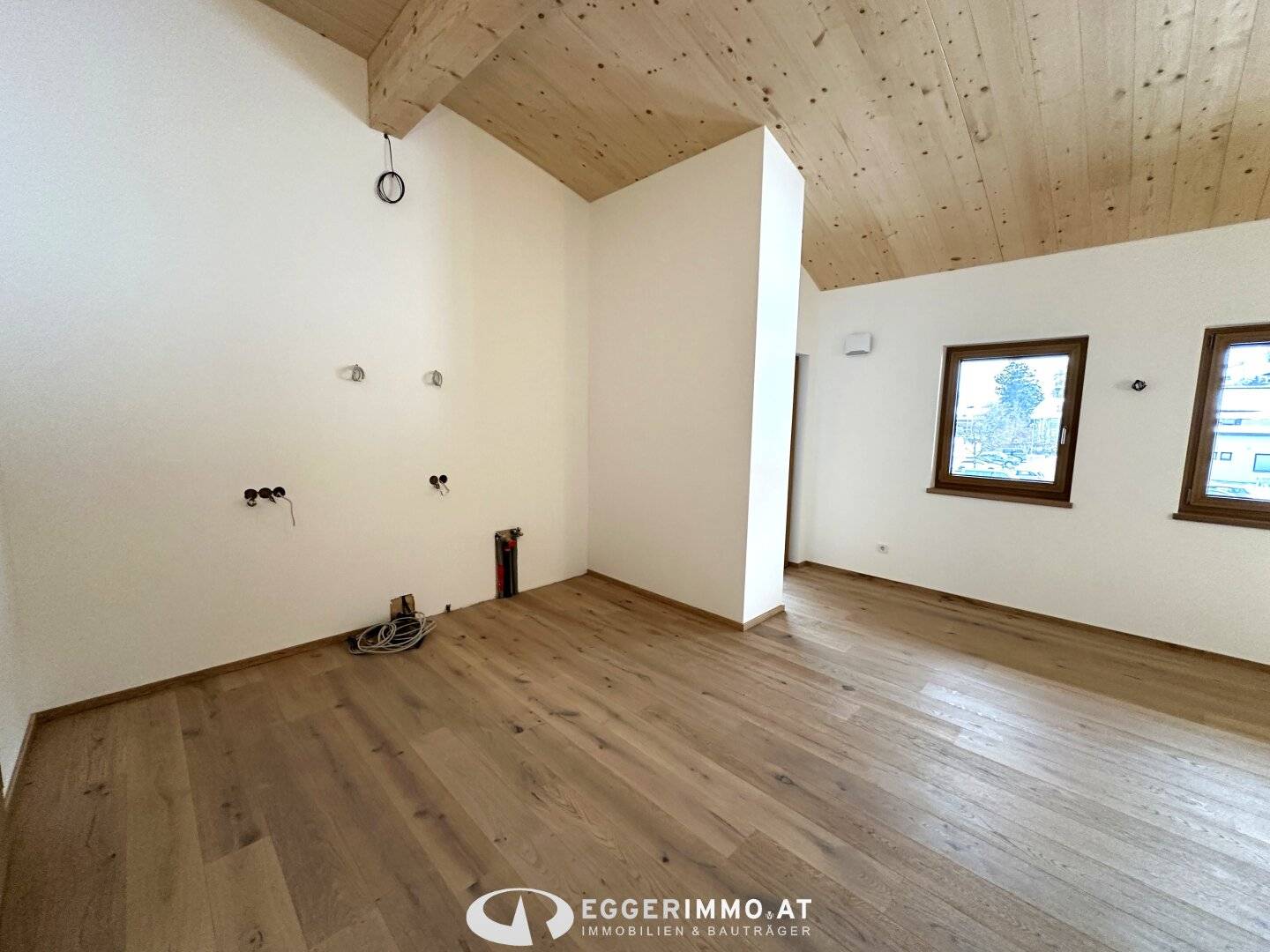 5730 Mittersill : New development project Terrace apartment Solid wood construction 3-room apartment with parking space 72.16 m² Terrace 10 m²