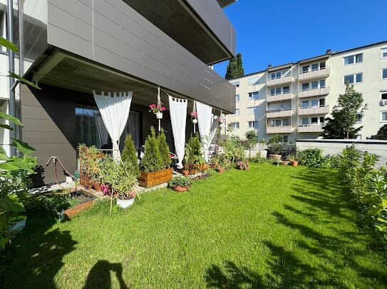 Investment property: Rented 2-room garden apartment in a central location