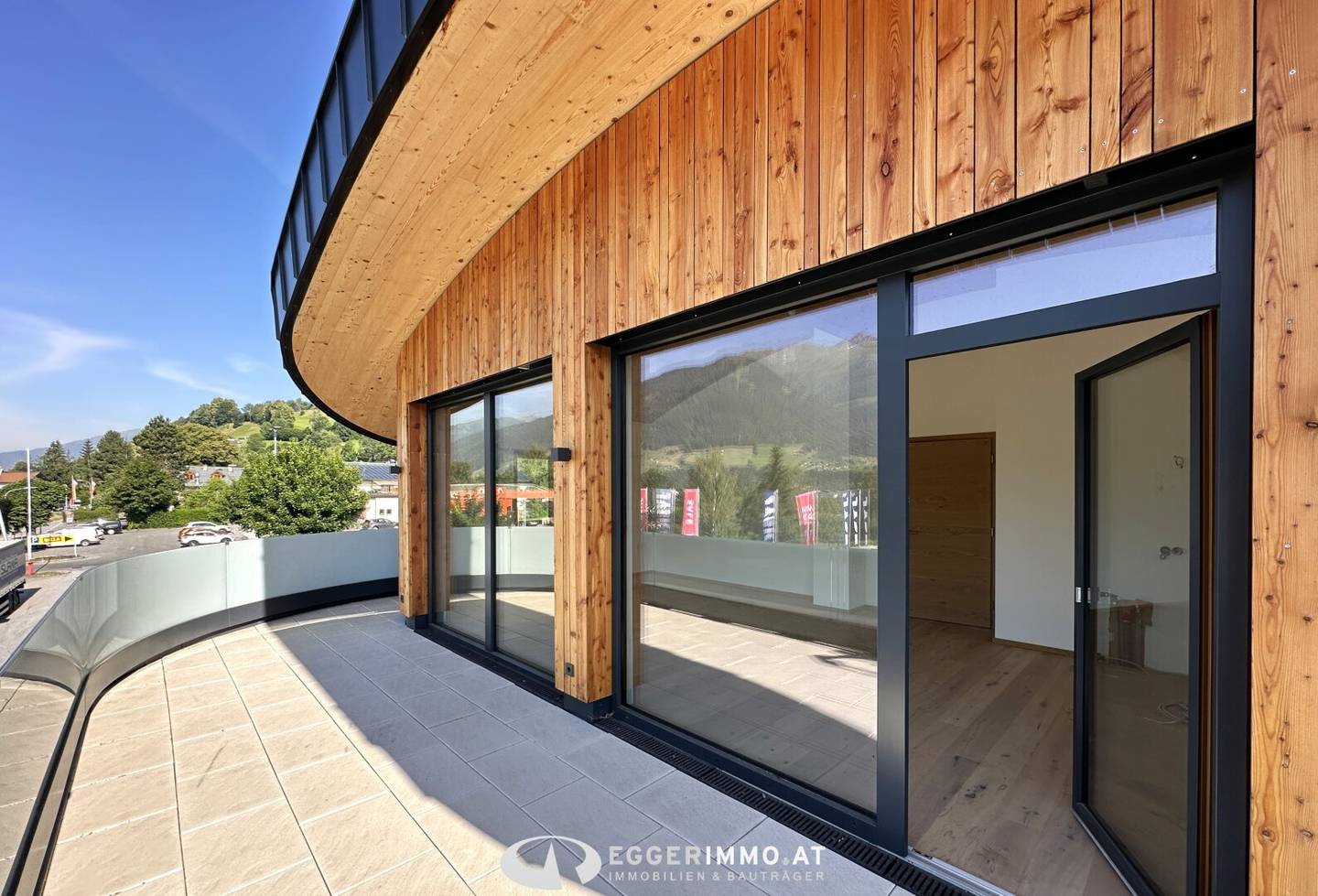 5730 Mittersill : New terrace apartment 4-room apartment 92.33 m² terrace 28 m² solid wood construction sunny