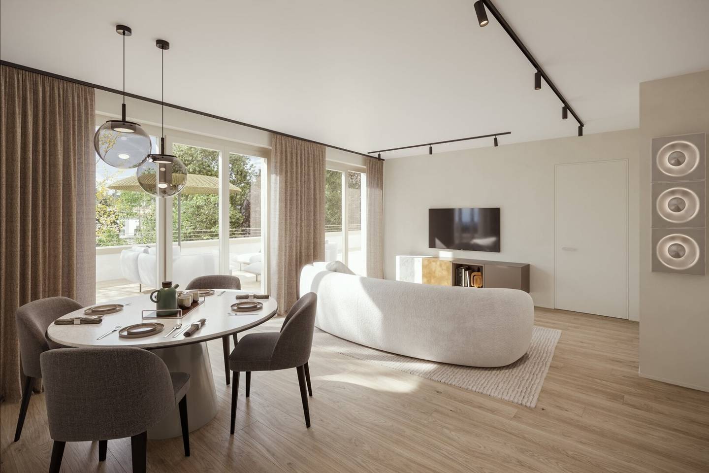 2-room new build apartment in Riedenburg