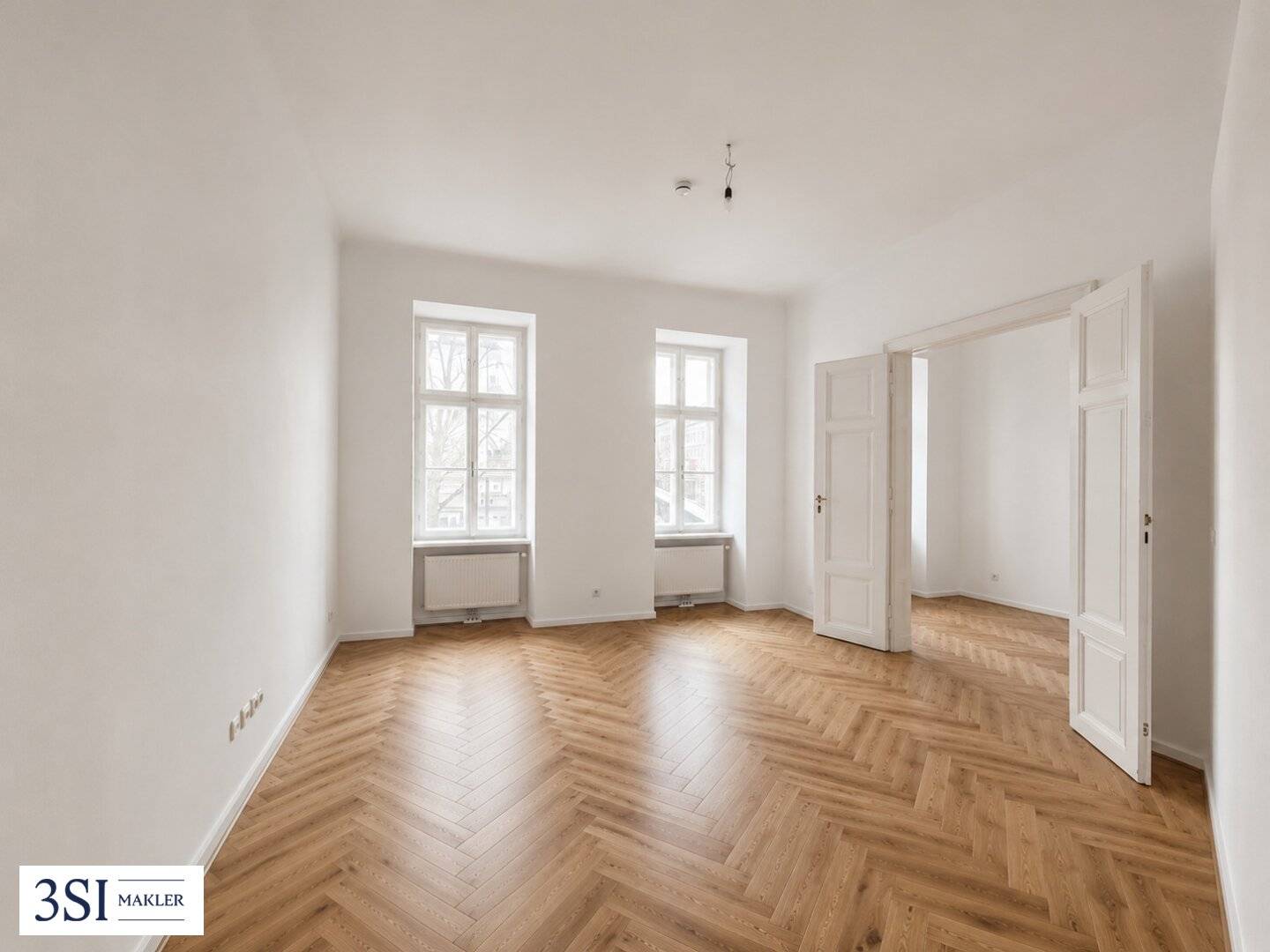 Bright 2 room first occupancy near Naschmarkt