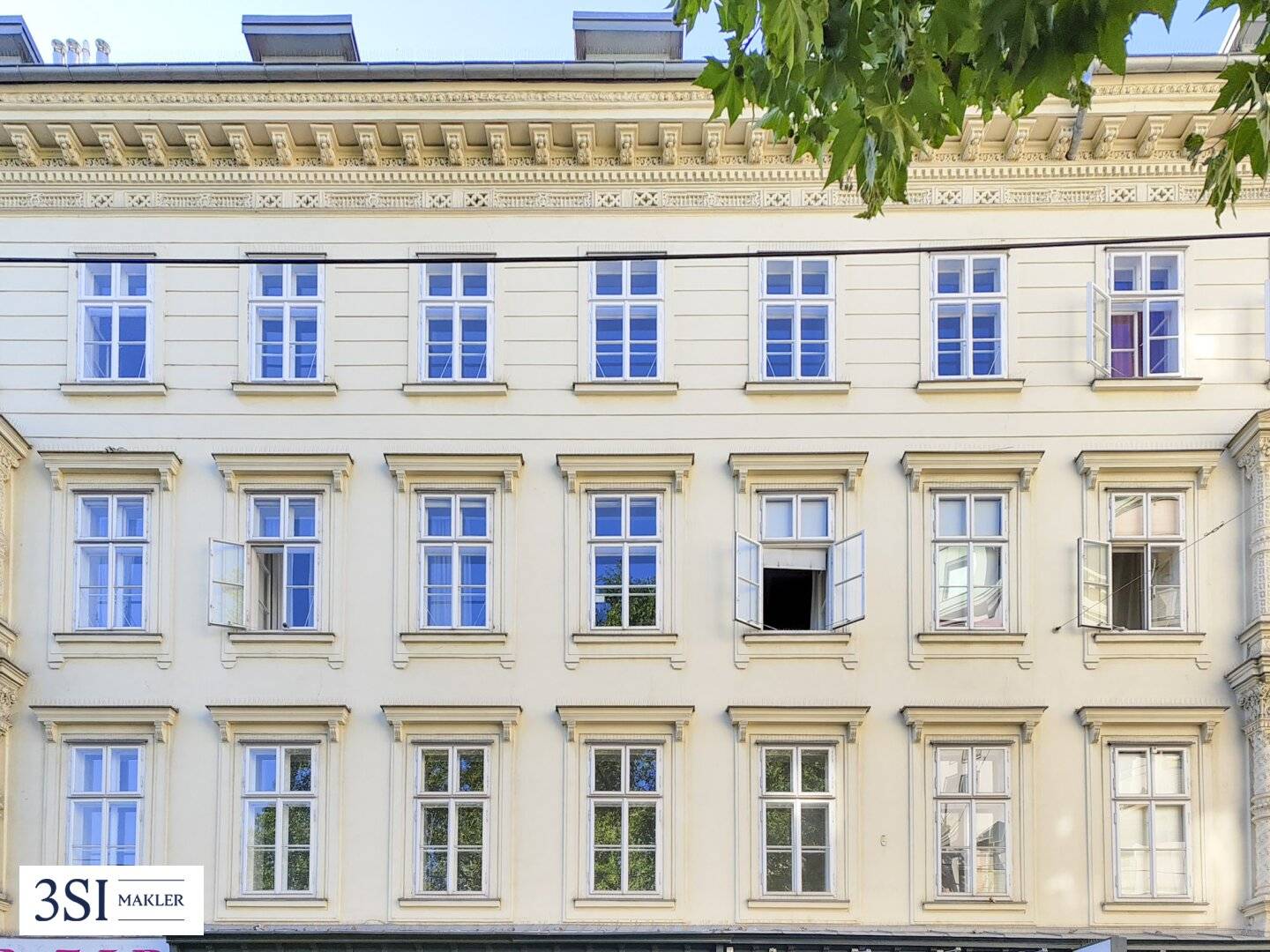 Bright 2 room first occupancy near Naschmarkt