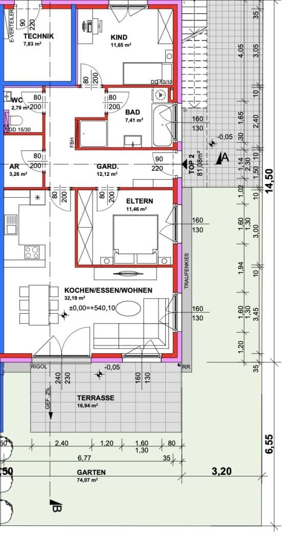 Fernblick 3: 3-Zimmer-Gartenwohnung in Perwang am Grabensee