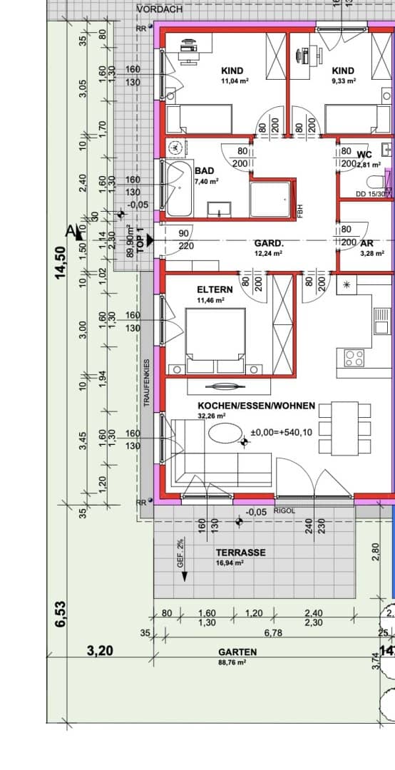 FernBlick 3: 4-Zimmer-Gartenwohnung mit Südterrasse in Perwang am Grabensee!