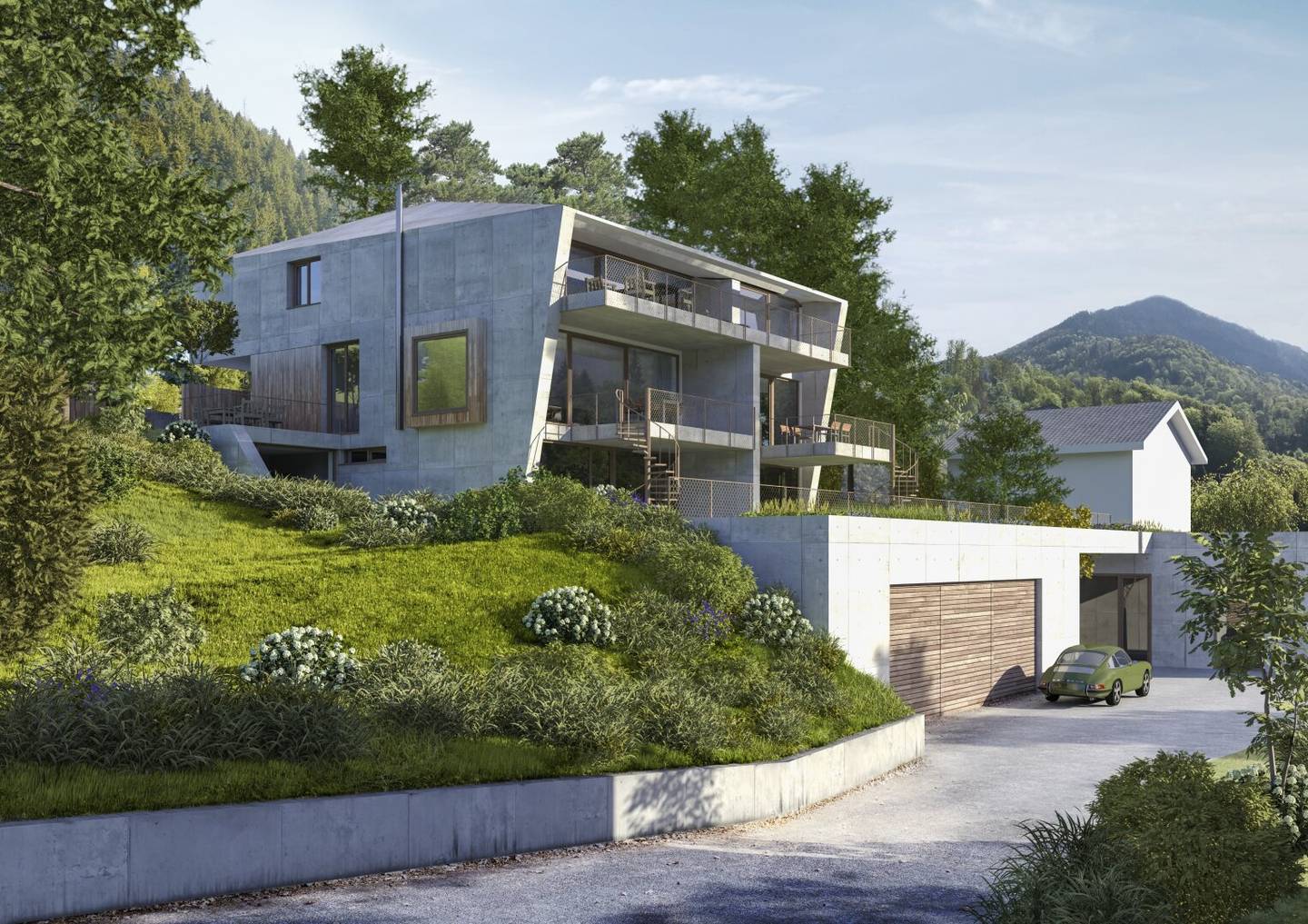 Elsbethen-Glasenbach:  Exklusives Haus im Haus in ruhiger, idyllischer Lage