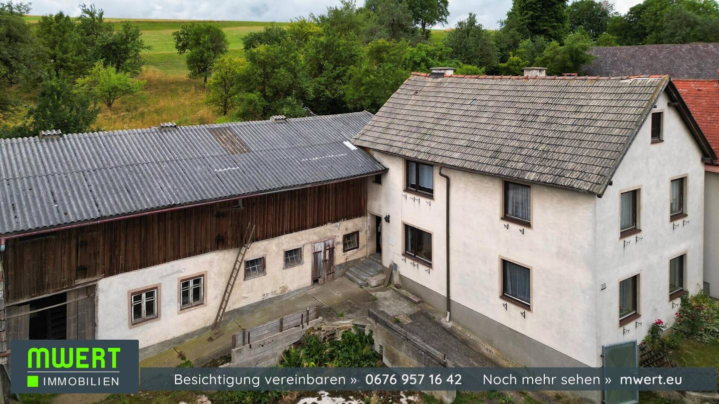 Vierkanthof mit Stallgebäude Wachau Nähe
