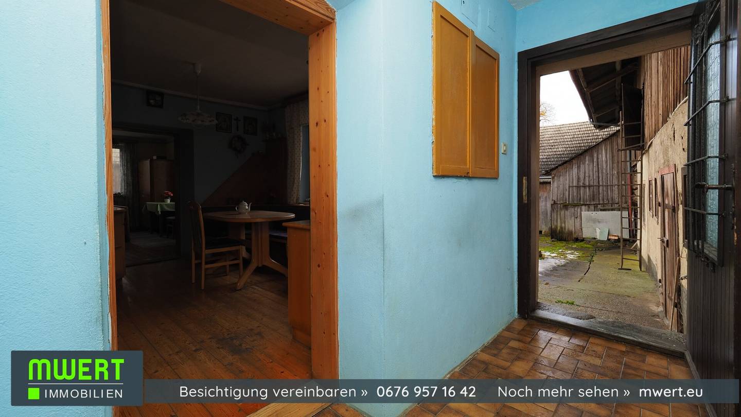 Vierkanthof mit Stallgebäude Wachau Nähe